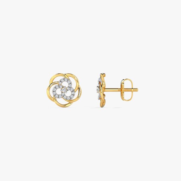 02_02-2.jpg Floweret Cluster Diamond Stud Earrings
