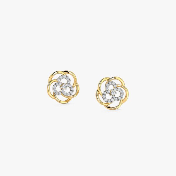02_03-2.jpg Floweret Cluster Diamond Stud Earrings