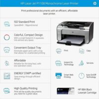 Laserjet P1108 Monochrome Laser Printer