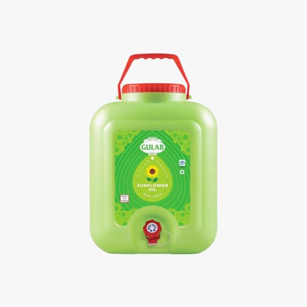 Gulab Sungold Refined Sunflower Oil 15 L (Jar)