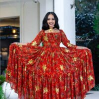 Ethiopean and Eritrean Habesha shiffon