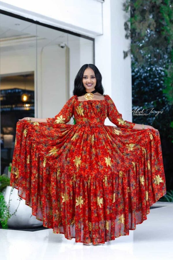 Ethiopean and Eritrean Habesha shiffon