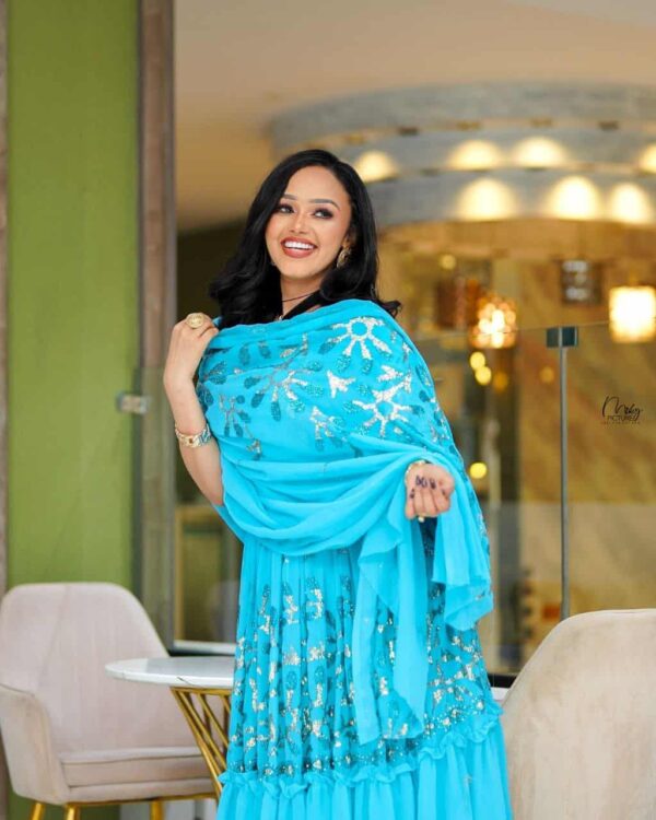 5767136421712956317.jpg Habesha Chiffon Wedding Dress for Women – Ethiopian & Eritrean Traditional Bridal Gown