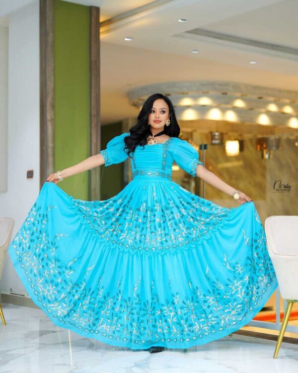5771848018016537372.jpg Habesha Chiffon Wedding Dress for Women – Ethiopian & Eritrean Traditional Bridal Gown