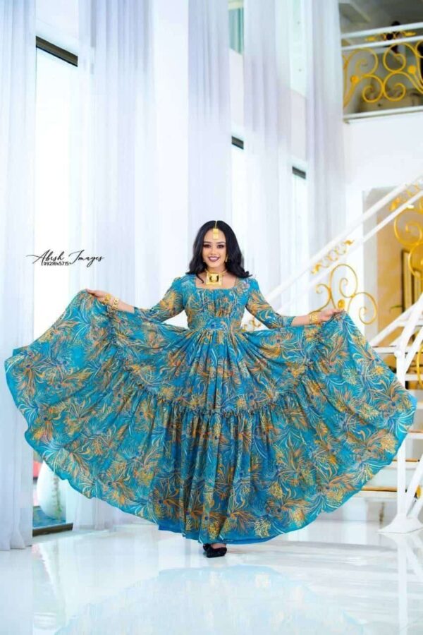 Elegant Habesha Bloom Dresses: Vibrant Ethiopian & Eritrean Inspired Gowns