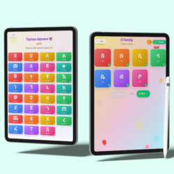 መምሃሪት ቋንቋ ትግርኛ ንቆልዑ፣ 30+ድልው Apps ዝሓዘለት Tablet