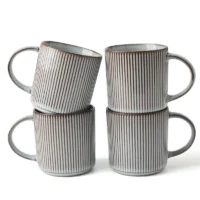 ዘመናዊ የቡና መጠጫ ኩባያዎች - በተለያዩ ቀለማት  Modern Stoneware Mugs