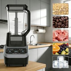 1500 ዋት ኃይለኛ ፕሮፌሽናል ብሌንደር - ለቤት፣ ለሆቴልና ለጁስ ቤት የሚሆን አይስ ክሬሸር (Professional Heavy Duty Blender)