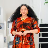 ሓበሻ  ሽፎን ቀሚስ ዲዛይን Habesha Chiffon Dress – Luxury Ethiopian & Eritrean Occasion Wear