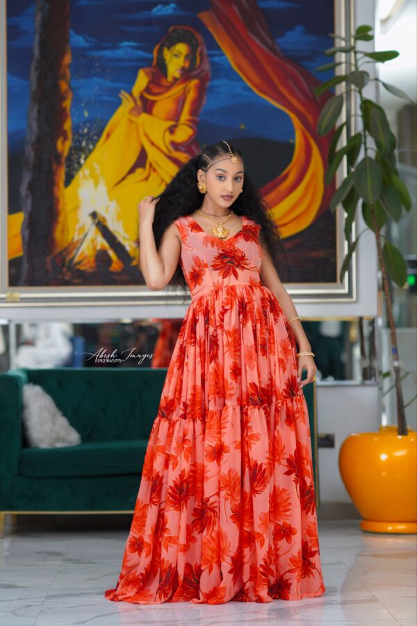 5888847174882233622 Modern Ethiopian & Eritrean Traditional Habesha Kemis
