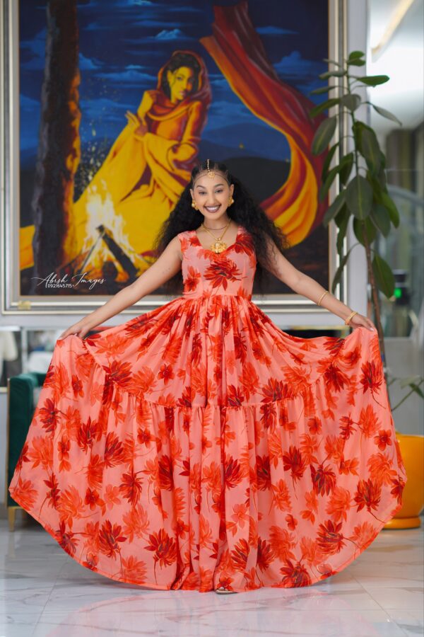 5888847174882233623 Modern Ethiopian & Eritrean Traditional Habesha Kemis